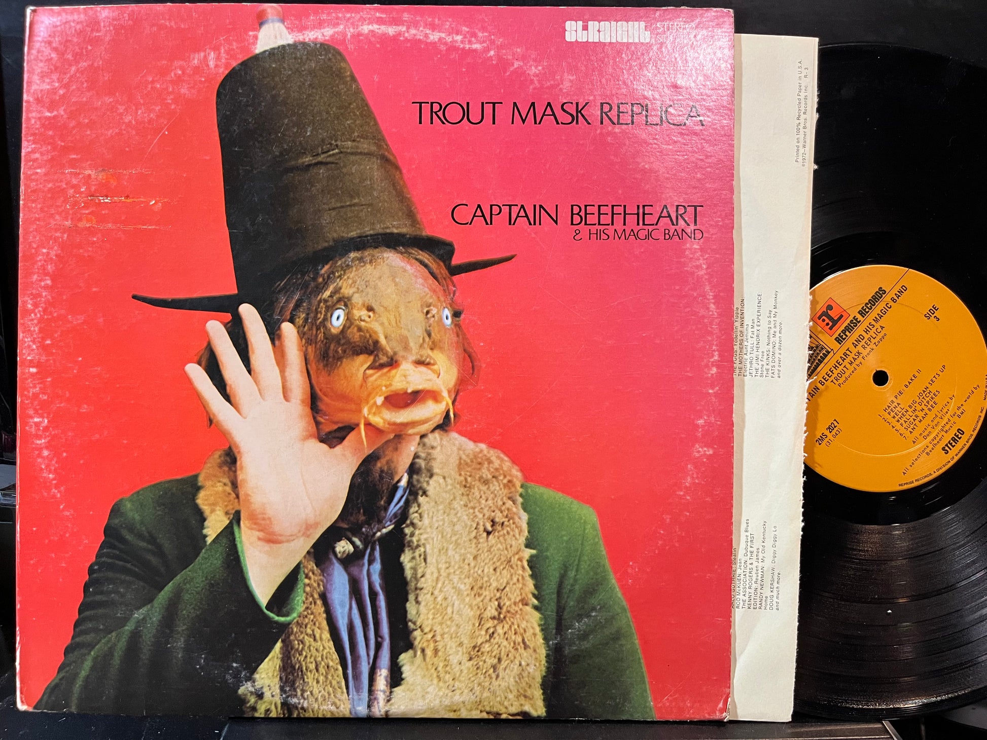 Captain Beefheart & His Magic Band - Trout Mask Replica (VINYL 2xLP REPRISE 2MS 2027 1972) | Excellent+ (EX+) Very Good Plus (VG+) - ROCK / USED *EXCELLENT+*