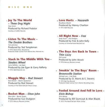 Various - '70s Gold (2xCD CANADA) | Excellent+ (EX+) Excellent+ (EX+) - ROCK / USED *EXCELLENT+*