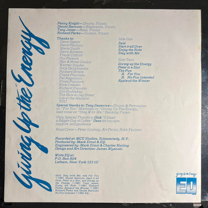 EQ (22) - Giving Up The Energy | Excellent (EX) Near Mint (NM) - ROCK / USED *EXCELLENT+*