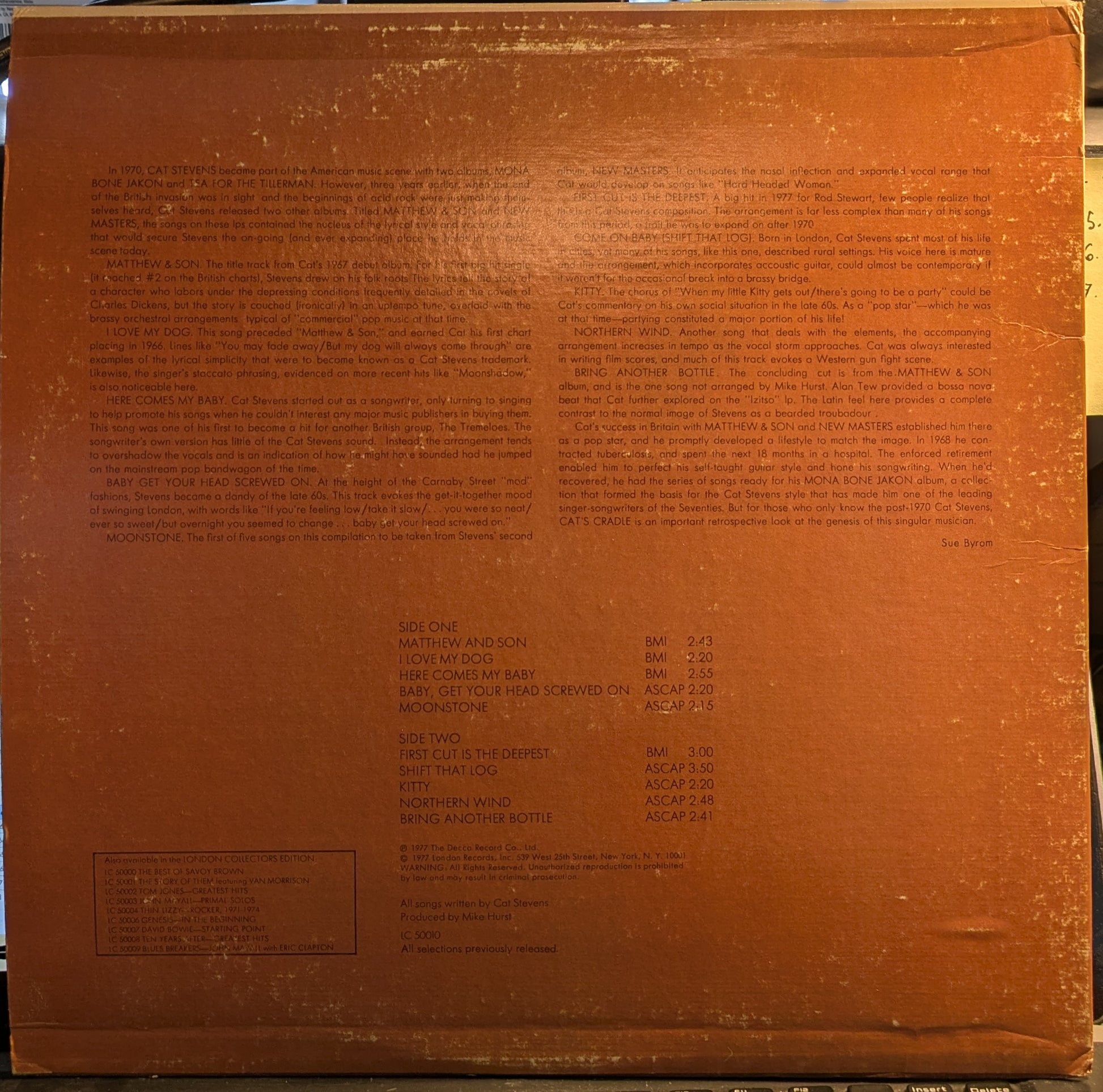 Cat's Cradle (VINYL) | Excellent+ (EX+) Very Good Plus (VG+) - ROCK / USED *EXCELLENT+*