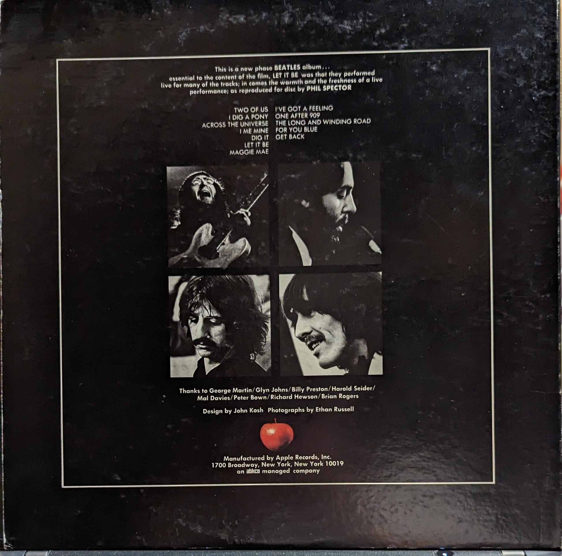 The Beatles - Let It Be *LA PRESS* | Excellent (EX) Excellent (EX) - ROCK / USED *EXCELLENT+*