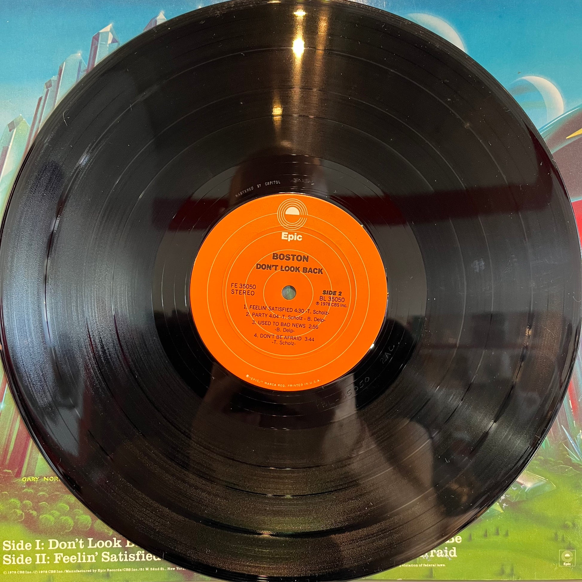 Boston - Don't Look Back *PITMAN* | Excellent (EX) Near Mint (NM) - ROCK / USED *EXCELLENT+*