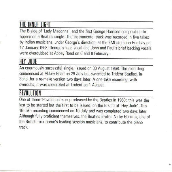 The Beatles - Past Masters: Volume Two (CD CANADA) | Excellent+ (EX+) Excellent (EX) - ROCK / USED *EXCELLENT+*