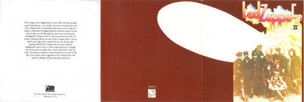 Led Zeppelin II (cd) | Excellent+ (EX+) Excellent+ (EX+) - ROCK / USED *EXCELLENT+*