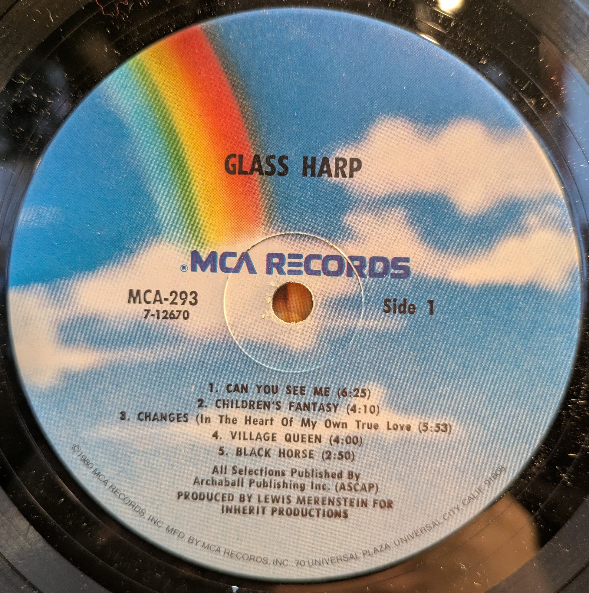 Glass Harp (VINYL) | Excellent+ (EX+) Very Good Plus (VG+) - ROCK / USED *EXCELLENT+*