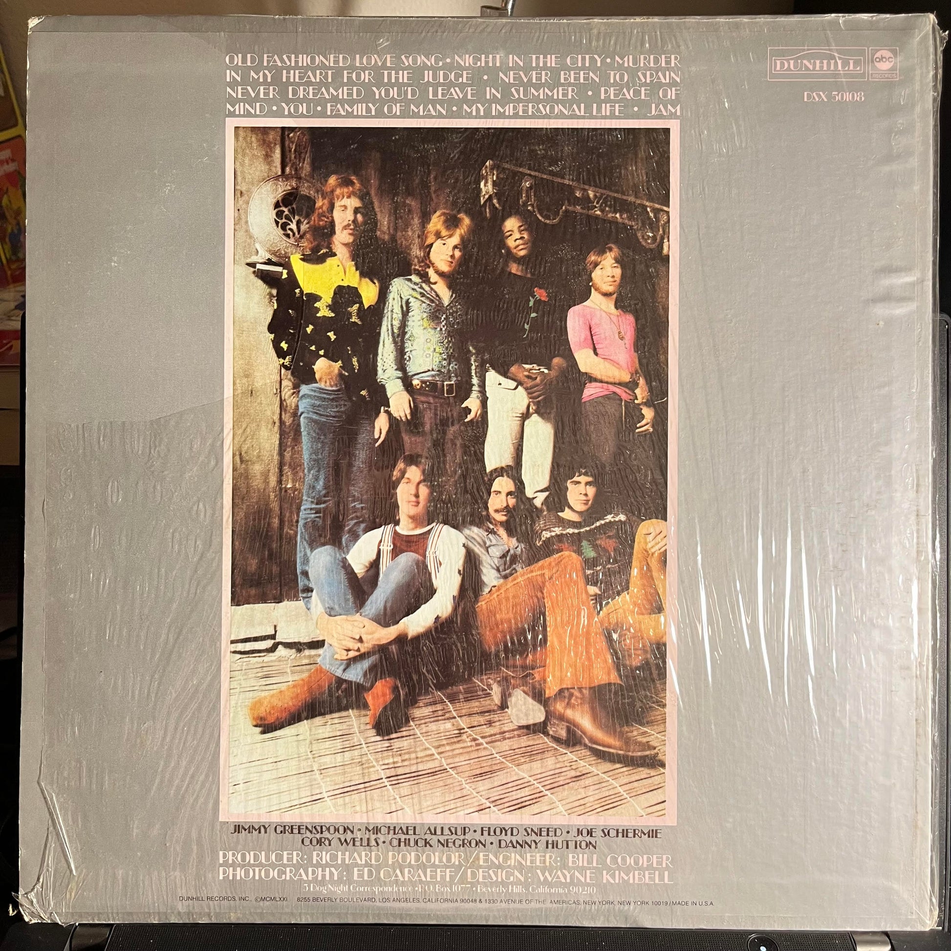 Three Dog Night - Harmony *PITMAN/SHRINK* | Excellent (EX) Near Mint (NM) - ROCK / USED *EXCELLENT+*