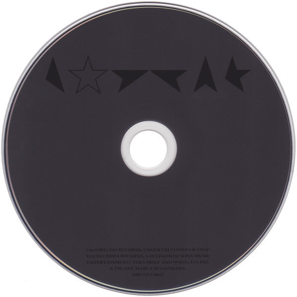 David Bowie - ★ (Blackstar) (CD) | Excellent+ (EX+) Excellent+ (EX+) - ROCK / USED *EXCELLENT+*