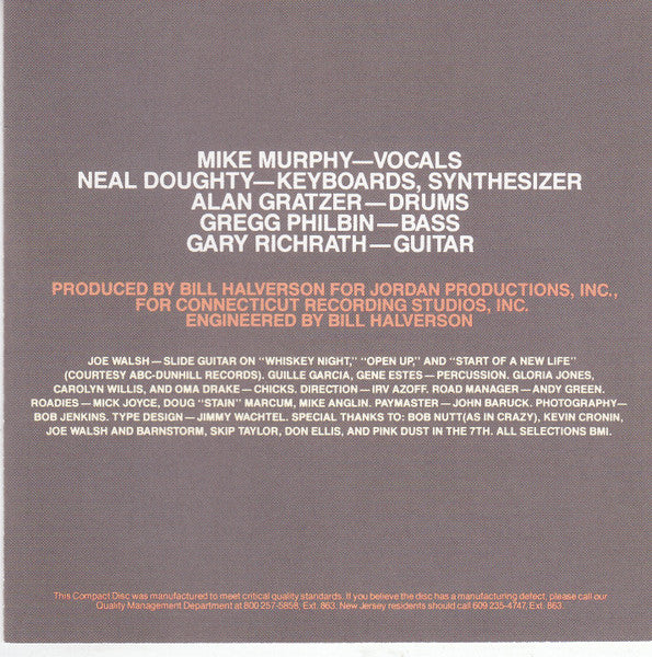 Ridin' The Storm Out (CD) | Excellent+ (EX+) Excellent (EX) - ROCK / USED *EXCELLENT+*