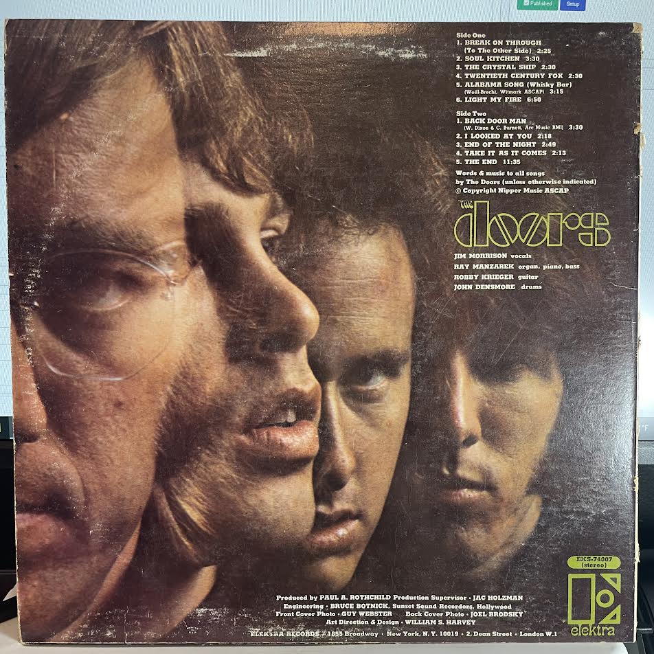 The Doors - The Doors (VINYL) | Excellent+ (EX+) Excellent (EX) - ROCK / USED *EXCELLENT+*