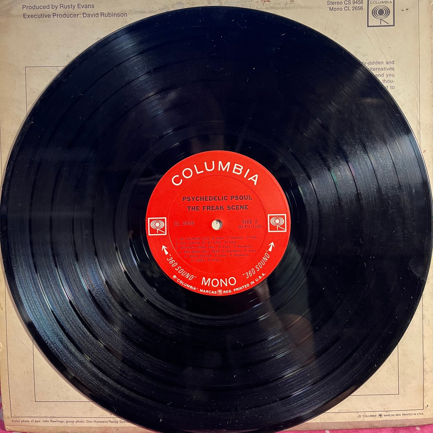 Psychedelic Psoul *MONO* | Excellent (EX) Very Good Plus (VG+) - ROCK / USED *EXCELLENT+*