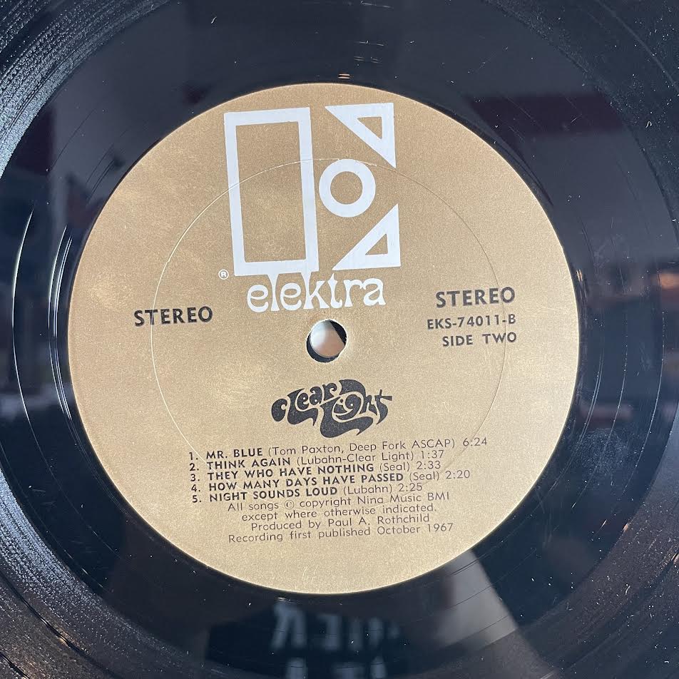 Clear Light (VINYL) | Excellent+ (EX+) Excellent (EX) - ROCK / USED *EXCELLENT+*