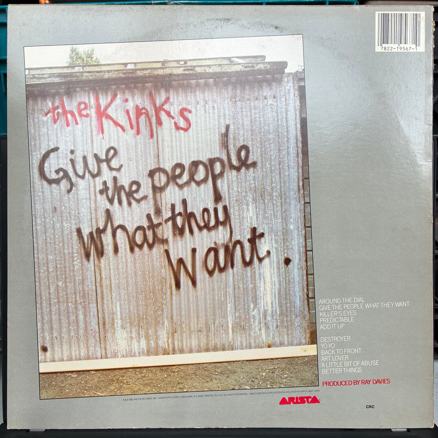 The Kinks - Give The People What They Want (VINYL LP) | Excellent+ (EX+) Excellent (EX) - ROCK / USED *EXCELLENT+*