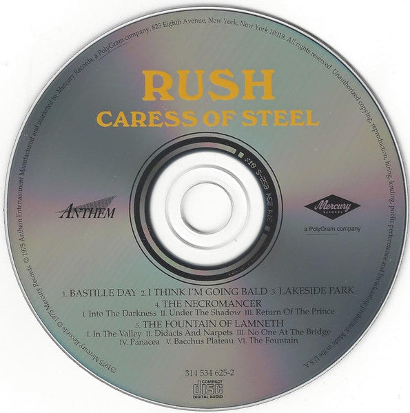 Caress Of Steel (CD) | Excellent+ (EX+) Near Mint (NM) - ROCK / USED *EXCELLENT+*