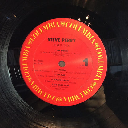 Steve Perry - Street Talk (VINYL LP Columbia ‎– FC 39334 | USED Excellent+ (EX+) Excellent+ (EX+) - ROCK / USED *EXCELLENT+*