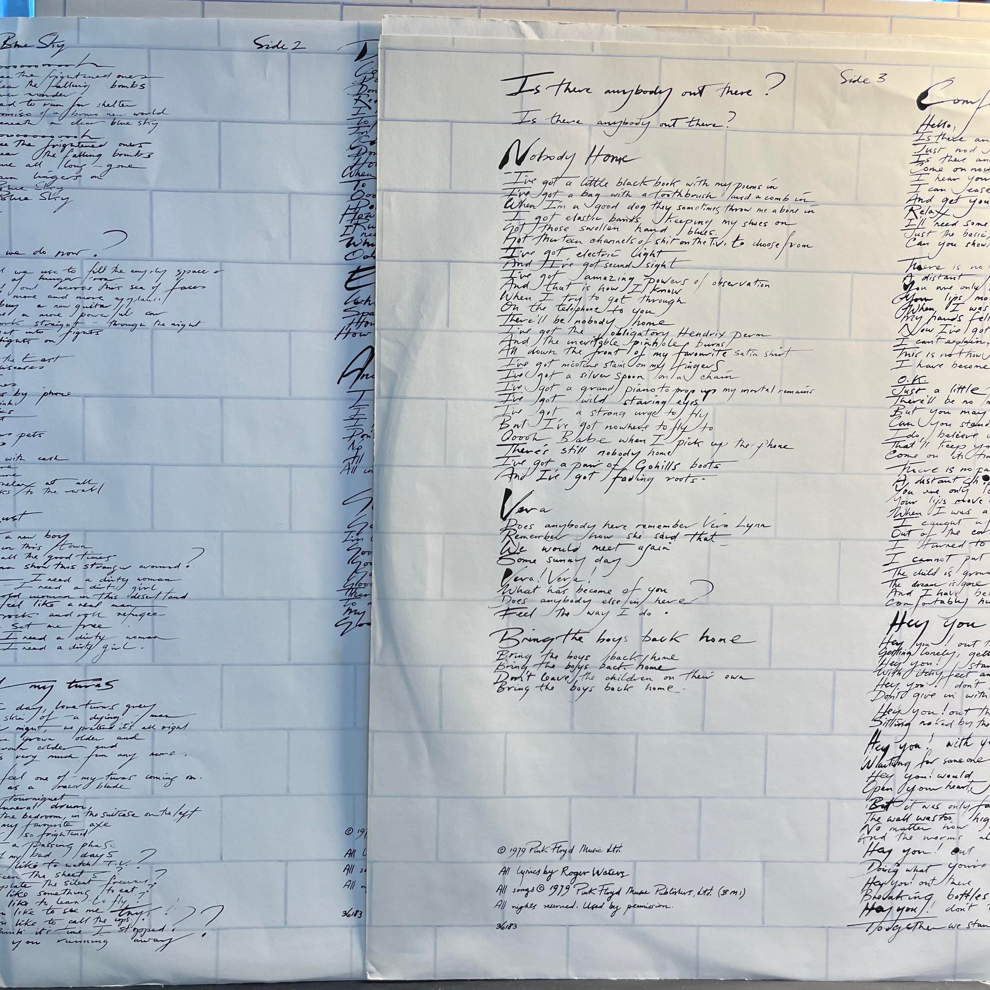 Pink Floyd - The Wall | Excellent (EX) Near Mint (NM) - ROCK / USED *EXCELLENT+*