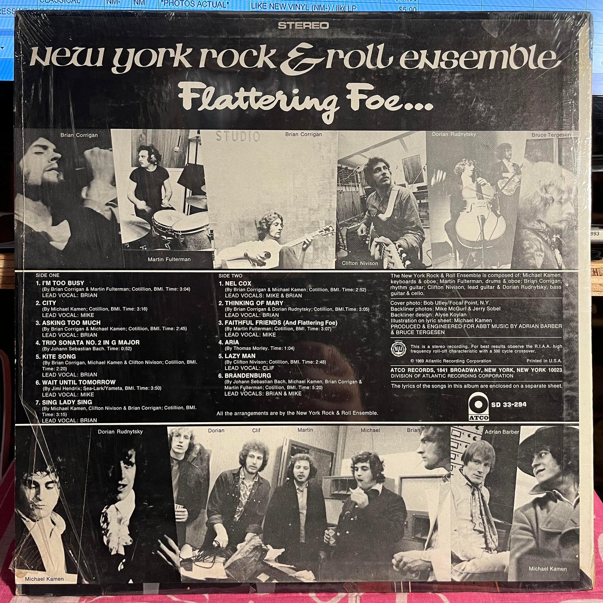 The New York Rock Ensemble - Faithful Friends *SHRINK/PRESSWELL* | Excellent (EX) Near Mint (NM) - ROCK / USED *EXCELLENT+*