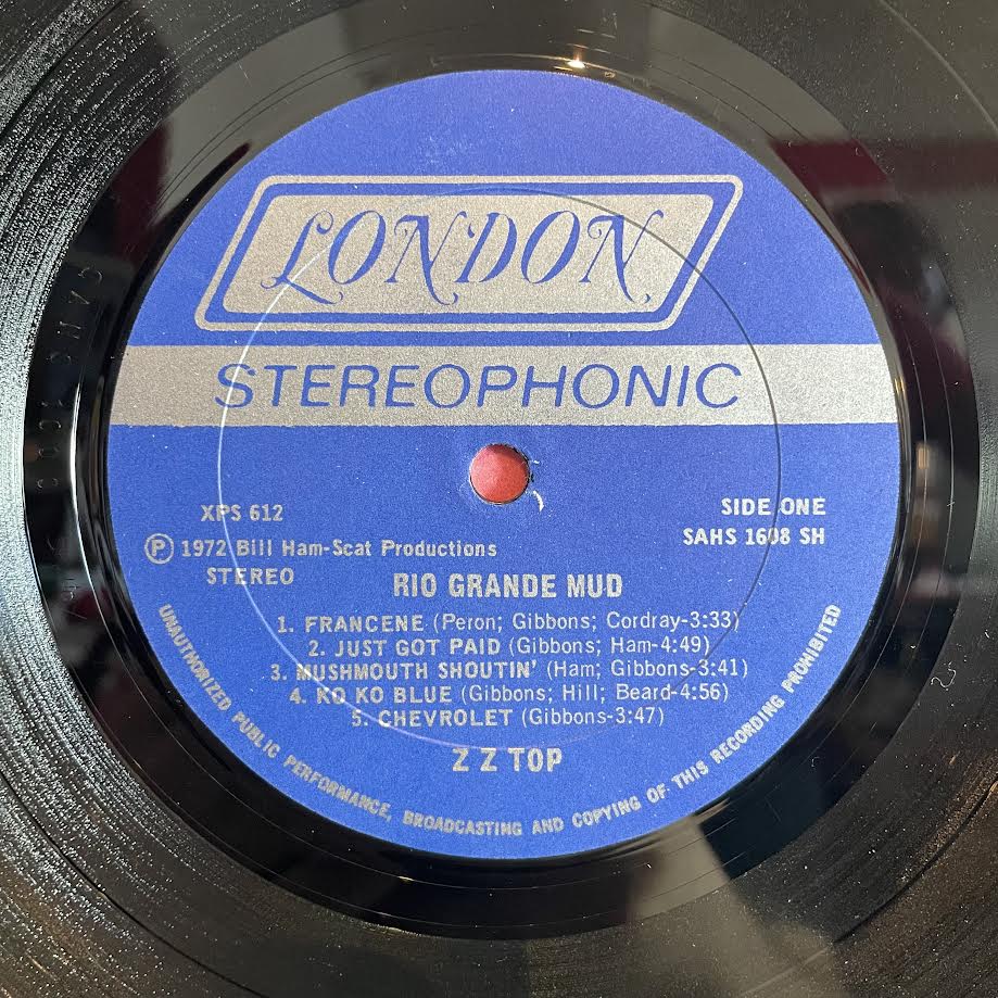 ZZ Top - Rio Grande Mud (VINYL) | Excellent+ (EX+) Very Good Plus (VG+) - ROCK / USED *EXCELLENT+*