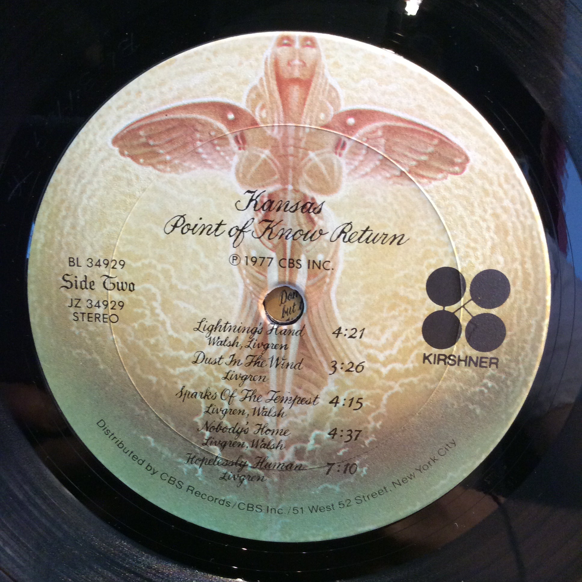 Point Of Know Return (VINYL) | Excellent (EX) Near Mint- (NM-) - ROCK / USED *EXCELLENT*
