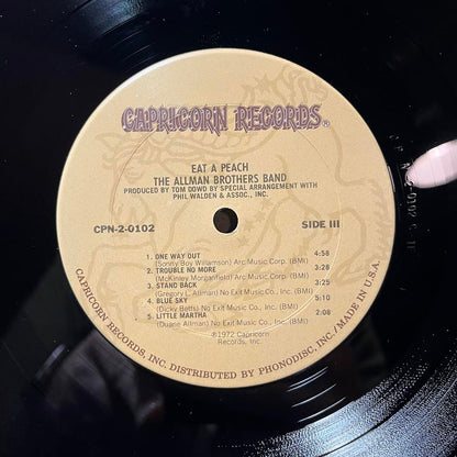 Eat A Peach (2xVINYL) | Excellent (EX) Very Good (VG) - ROCK / USED *EXCELLENT*