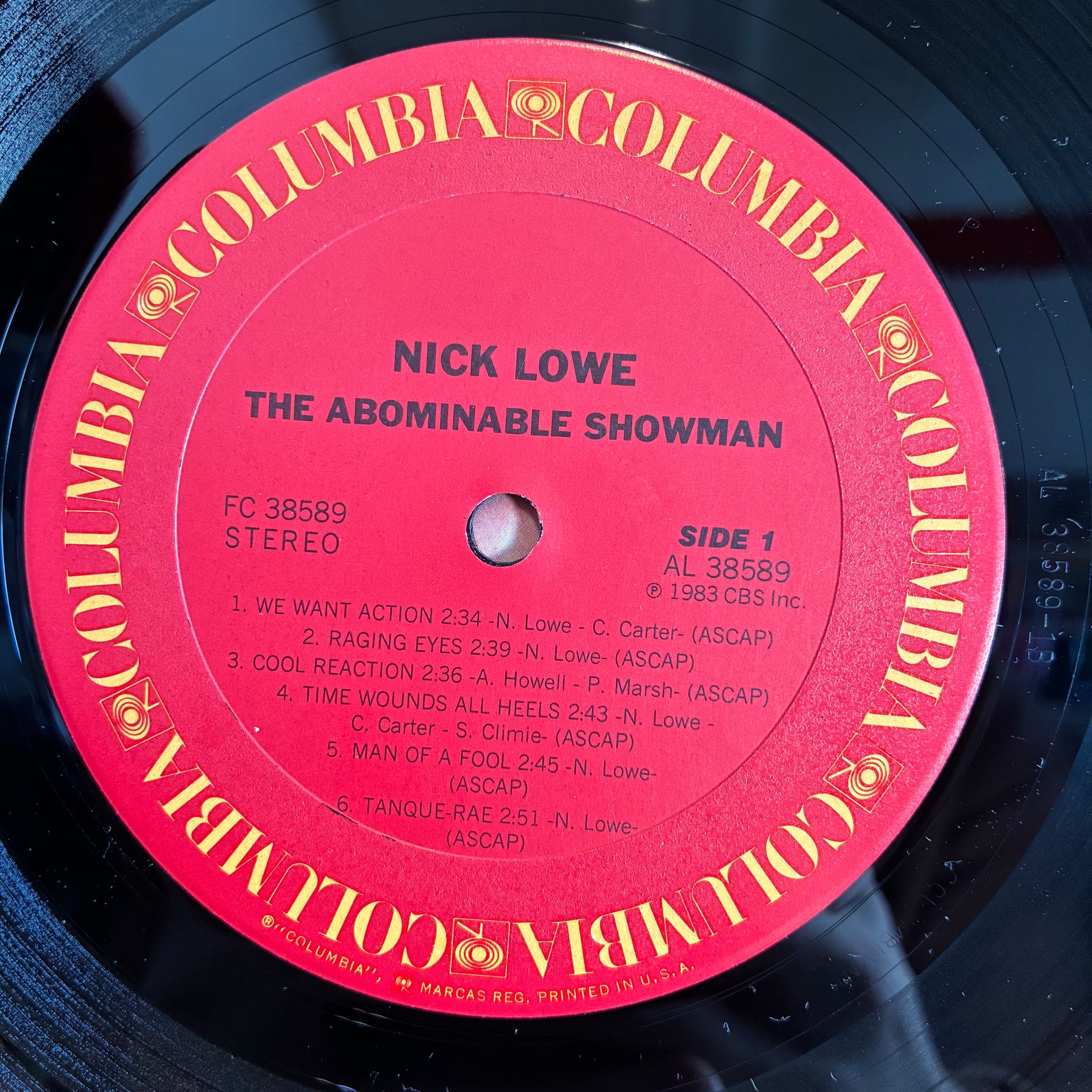 The Abominable Showman (VINYL) | Excellent (EX) Excellent+ (EX+) - ROCK / USED *EXCELLENT*