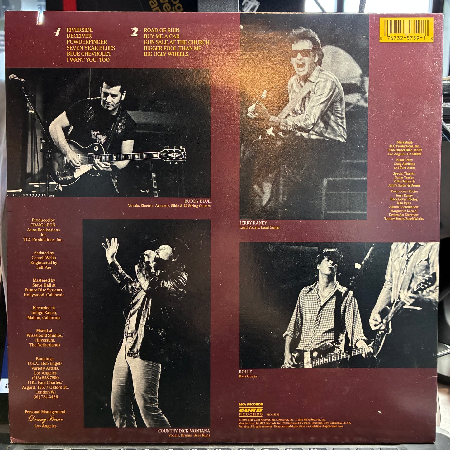 The Beat Farmers - Van Go (VINYL) | Excellent (EX) Excellent (EX) - ROCK / USED *EXCELLENT*