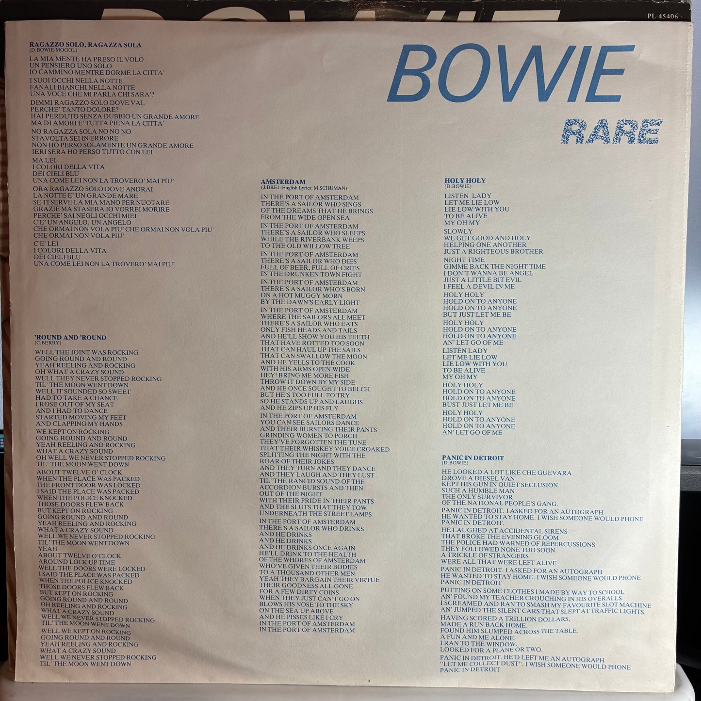 Rare (VINYL) | Excellent (EX) Excellent (EX) - ROCK / USED *EXCELLENT*