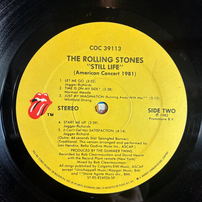 Still Life (American Concert 1981) (VINYL) | Excellent (EX) Excellent (EX) - ROCK / USED *EXCELLENT*