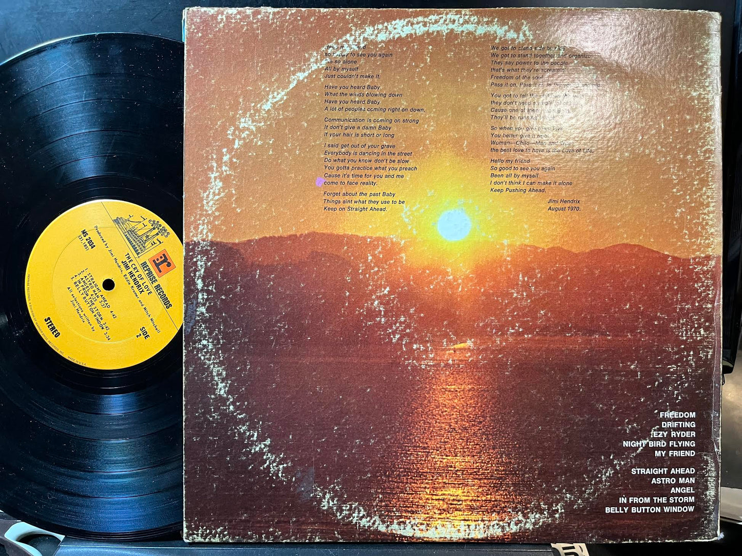 Jimi Hendrix - The Cry Of Love (VINYL) | Excellent (EX) Very Good (VG) ROCK / USED *EXCELLENT*