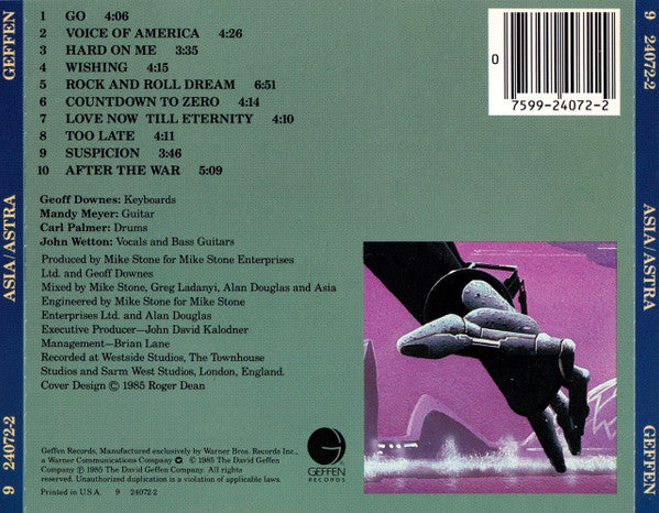 Astra (CD) | Excellent (EX) Excellent (EX) - ROCK / USED *EXCELLENT*