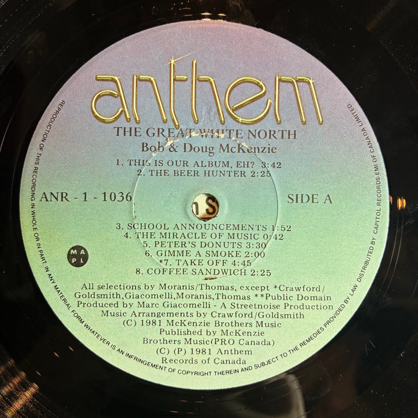 Great White North (VINYL) | Excellent (EX) Excellent (EX) - ROCK / USED *EXCELLENT*