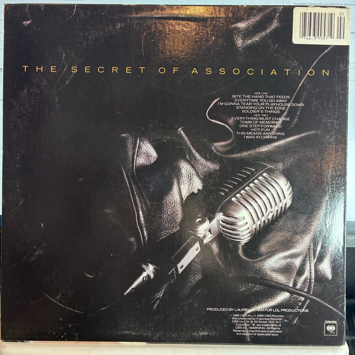 The Secret Of Association (VINYL) | Excellent (EX) Excellent (EX) - ROCK / USED *EXCELLENT*