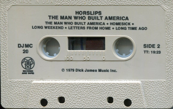 Horslips - The Man Who Built America (CASETTE) | Excellent (EX) Near Mint (NM) - ROCK / USED *EXCELLENT*