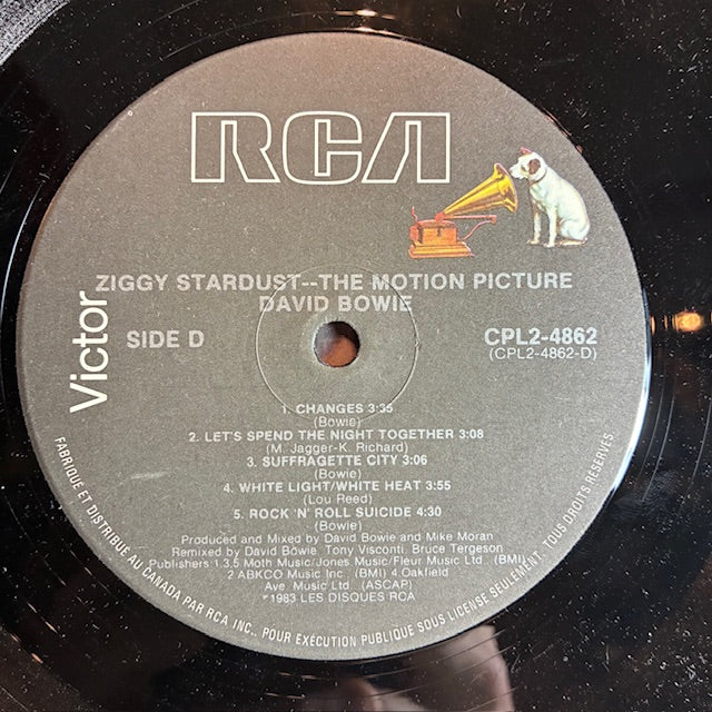 Ziggy Stardust - The Motion Picture (2xVINYL) | Excellent (EX) Very Good Plus (VG+) - ROCK / USED *EXCELLENT*