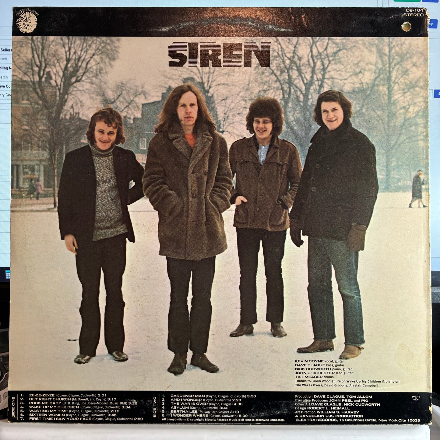 Siren (13) - Siren (VINYL) | - ROCK / USED *EXCELLENT*