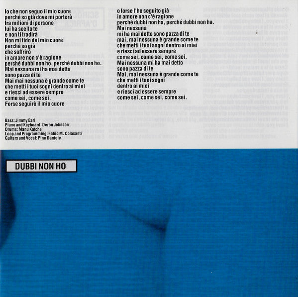 Dimmi Cosa Succede Sulla Terra (CD) | Excellent (EX) Very Good Plus (VG+) - ROCK / USED *EXCELLENT*