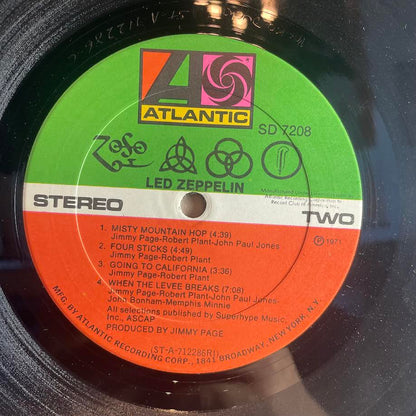 Led Zeppelin - Untitled (VINYL) | Excellent (EX) Excellent+ (EX+) - ROCK / USED *EXCELLENT*