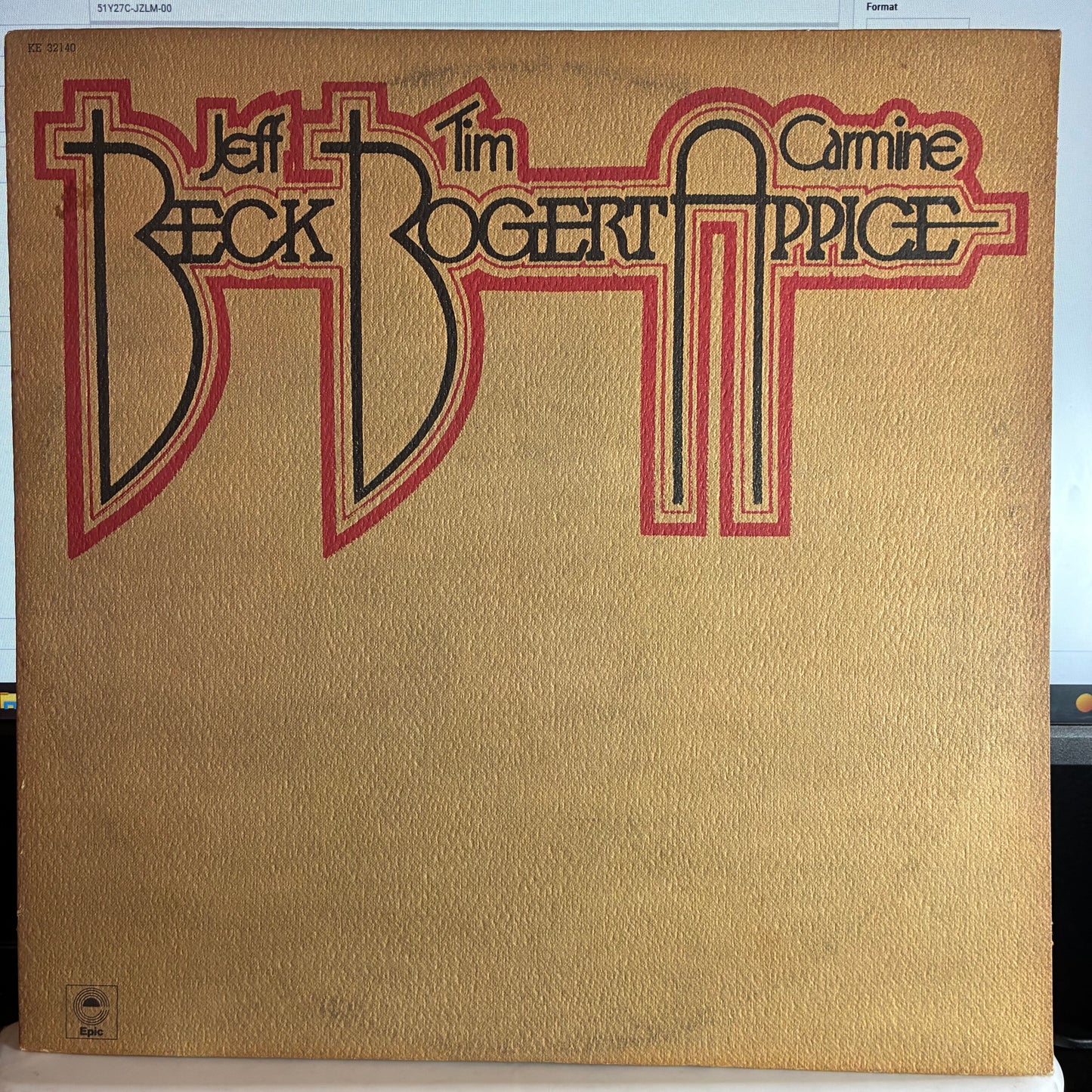 Beck, Bogert & Appice - Beck, Bogert & Appice (VINYL) | Excellent (EX) Excellent (EX) - ROCK / USED *EXCELLENT*