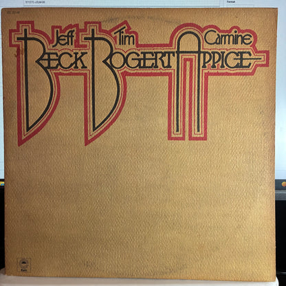 Beck, Bogert & Appice - Beck, Bogert & Appice (VINYL) | Excellent (EX) Excellent (EX) - ROCK / USED *EXCELLENT*