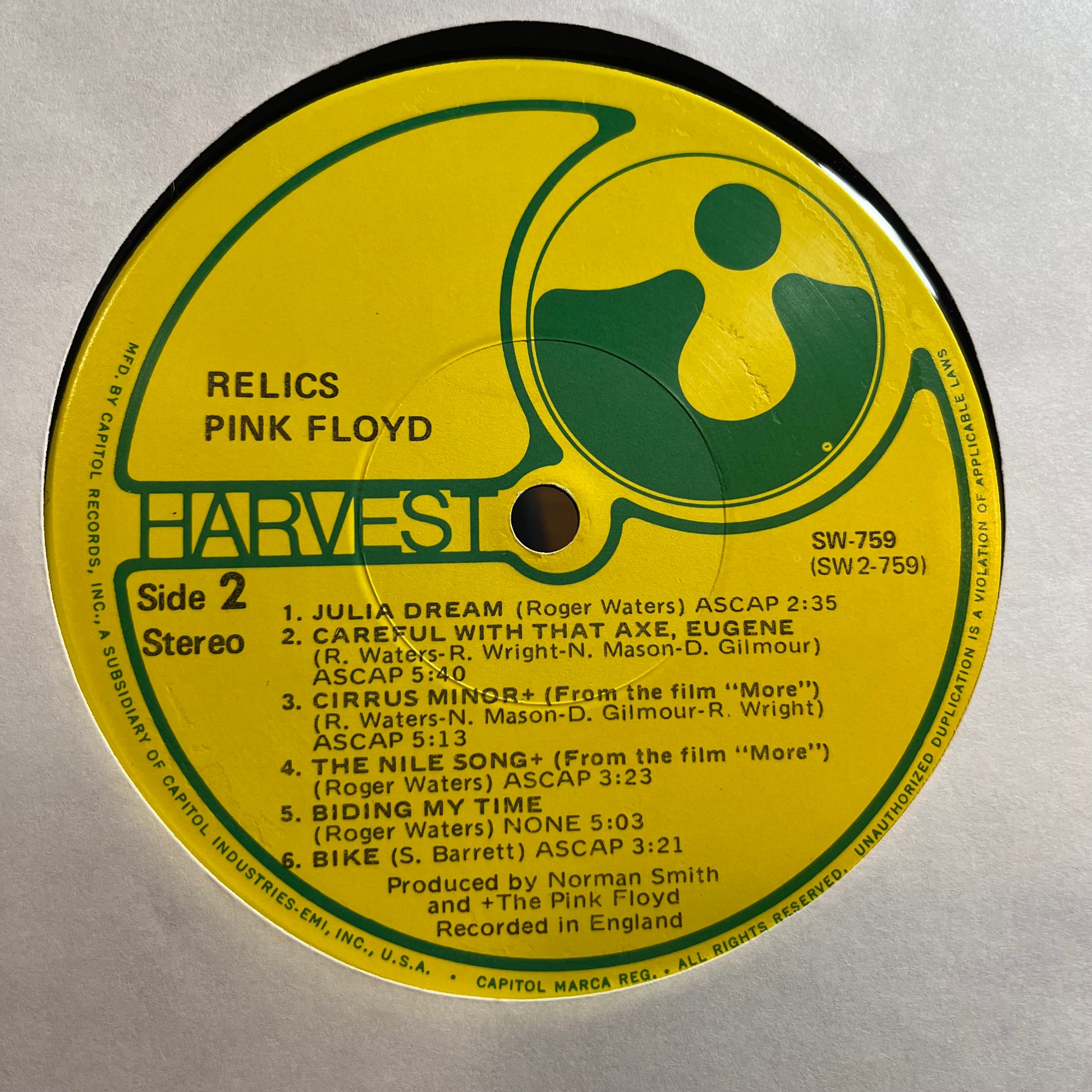 Relics - A Bizarre Collection Of Antiques & Curios (VINYL) | Excellent (EX) Very Good (VG) - ROCK / USED *EXCELLENT*