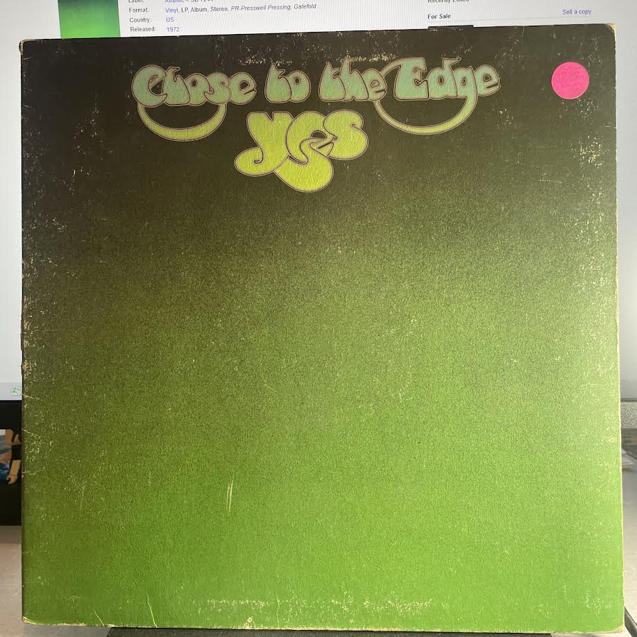 Yes - Close To The Edge (VINYL) | Excellent (EX) Very Good (VG) - ROCK / USED *EXCELLENT*