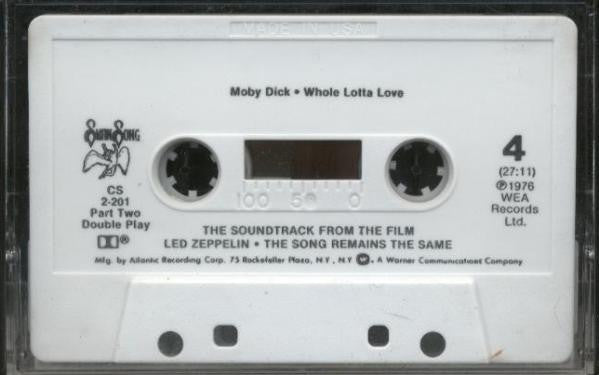 Led Zeppelin - The Soundtrack From The Film The Song Remains The Same (2XCASSETTE) | Excellent (EX) Excellent (EX) - ROCK / USED *EXCELLENT*