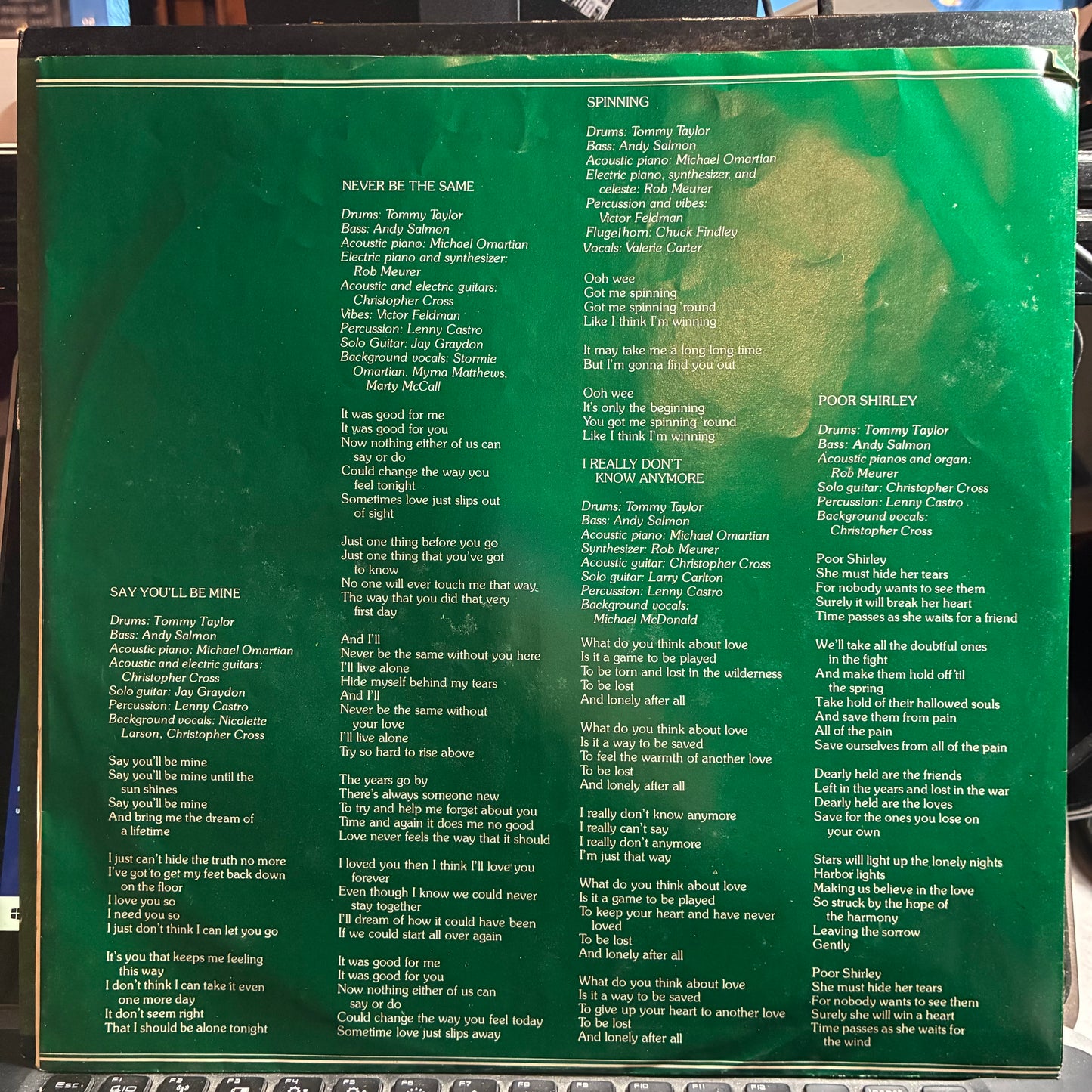 Christopher Cross (VINYL) | Excellent (EX) Excellent+ (EX+) - ROCK / USED *EXCELLENT*