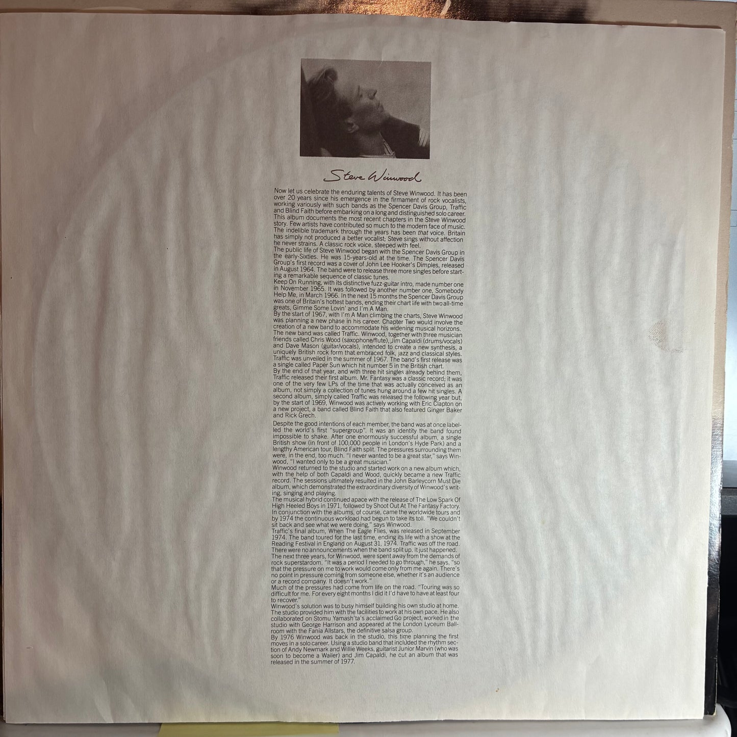 Chronicles (VINYL) | Excellent (EX) Excellent (EX) - ROCK / USED *EXCELLENT*