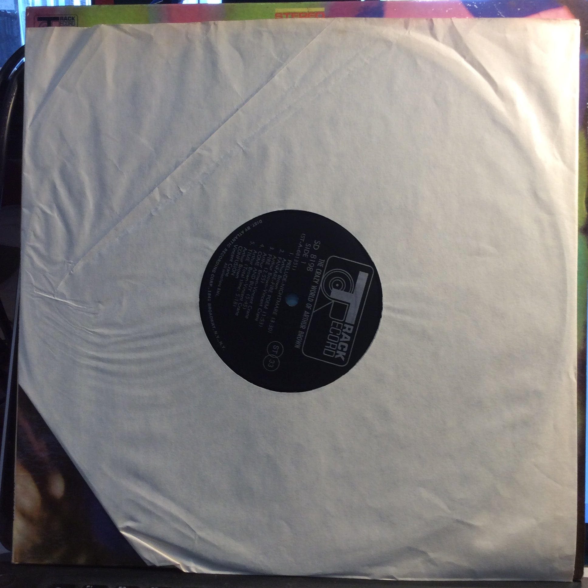 The Crazy World Of Arthur Brown (VINYL) | Excellent (EX) Excellent+ (EX+) - ROCK / USED *EXCELLENT*
