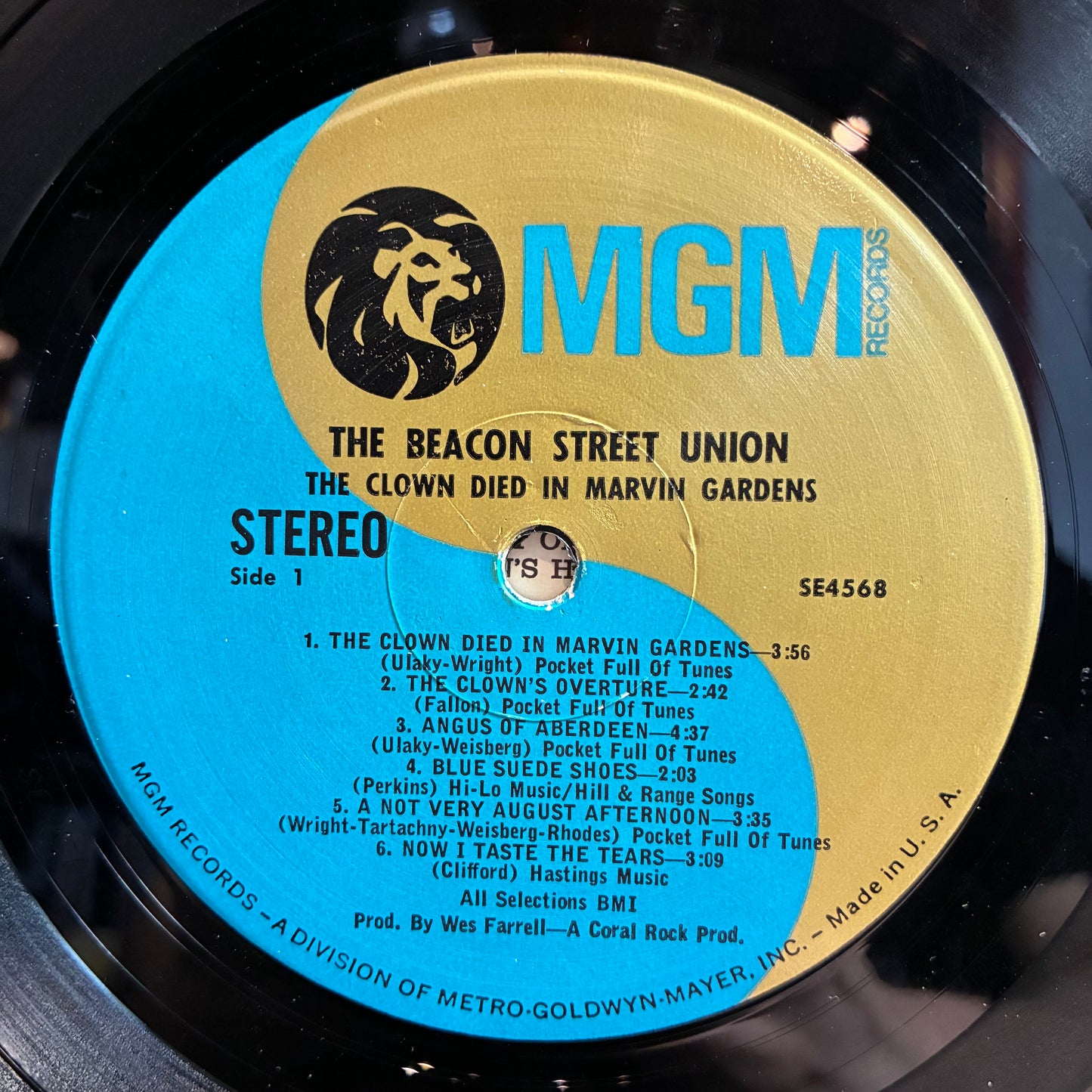 The Clown Died In Marvin Gardens (VINYL) | Excellent (EX) - ROCK / USED *EXCELLENT*