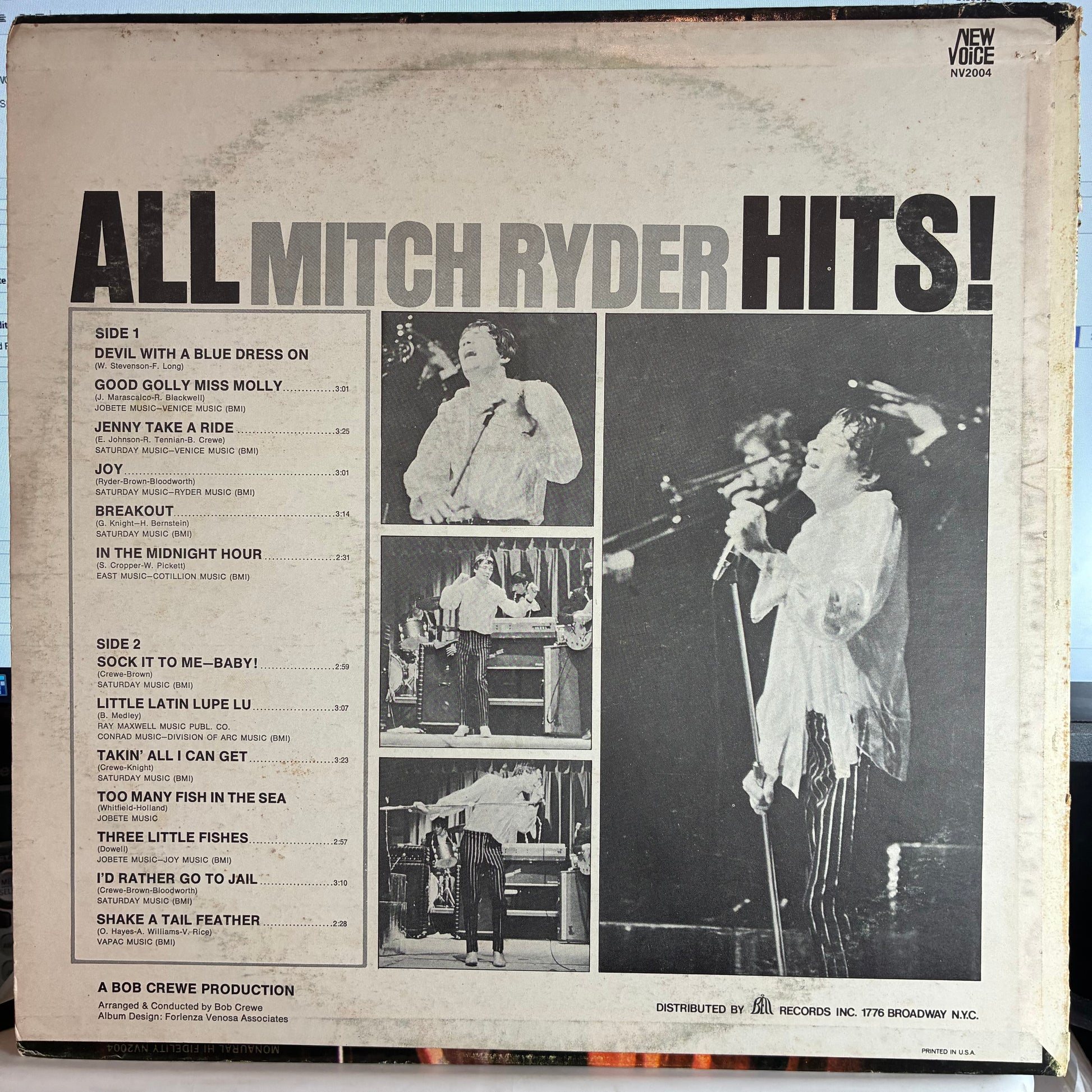 Mitch Ryder - All Mitch Ryder Hits! (VINYL) | Excellent (EX) Very Good Plus (VG+) - ROCK / USED *EXCELLENT*