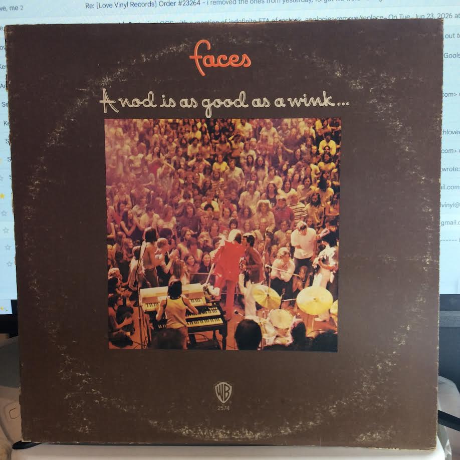 Faces (3) - A Nod Is As Good As A Wink... To A Blind Horse (VINYL LP WITH POSTER) | Excellent (EX) Good Plus (G+) - ROCK / USED *EXCELLENT*