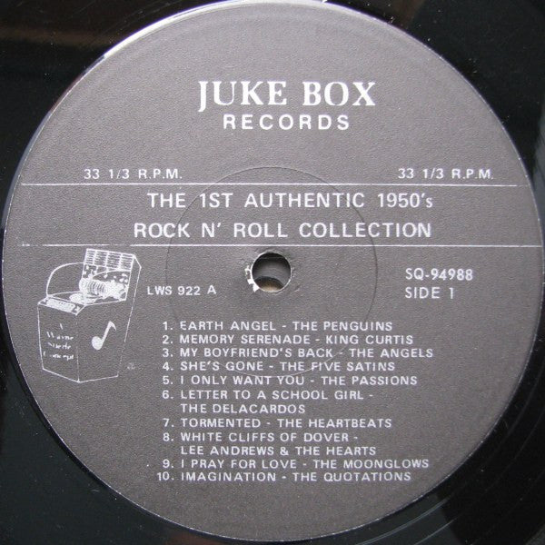 Various - The First Authentic 1950's Rock & Roll Collection *BOX* | Excellent (EX) Very Good Plus (VG+) - ROCK / USED *EXCELLENT*