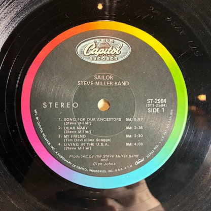 Sailor (VINYL) | Excellent (EX) Very Good Plus (VG+) - ROCK / USED *EXCELLENT*