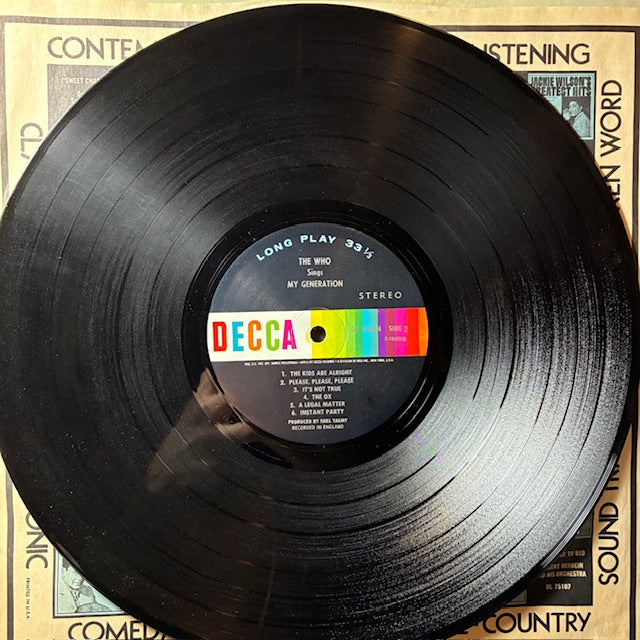 Sings My Generation (VINYL) | Excellent (EX) Very Good Plus (VG+) - ROCK / USED *EXCELLENT*